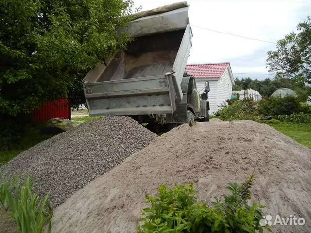 Доставка песка,щебня,мучки,земли и т.д