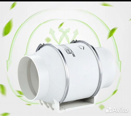 Канальный вентилятор 100 мм вытяжка, воздух