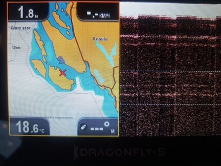 Эхолот raymarine dragonfly 5