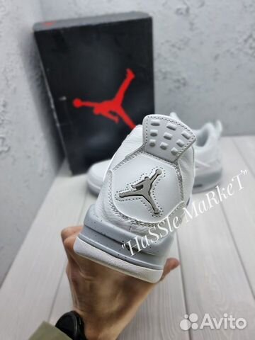 Кроссовки Унисекс Nike Air Jordan4 White Grey36-46