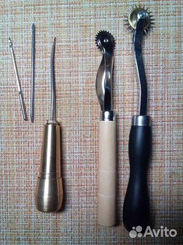 Разметчики и шило по коже и ткани