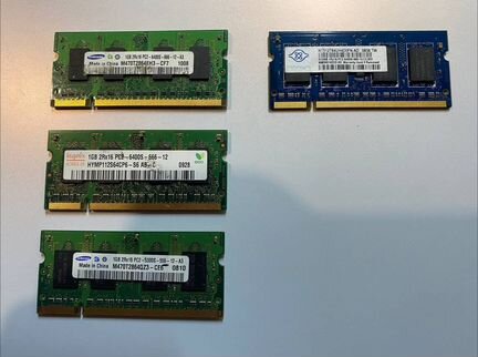 Память для ноутбука ddr2 2gb