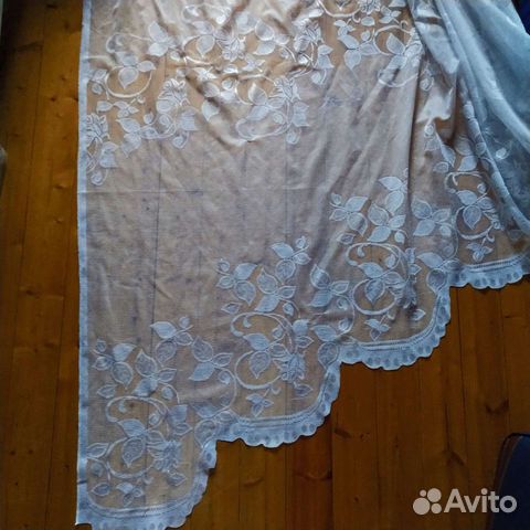 Тюль с ламбрекеном,шторы