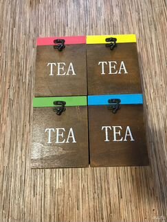 Коробки для сыпучих Tea 4шт
