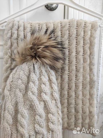 Комплект шапка и шарф