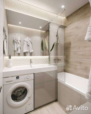 Ремонт ванной комнаты санузла под ключ