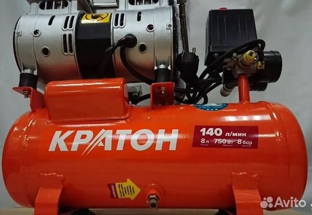 Компрессор поршневой безмасляный "Кратон" AC-140-8 купить в Барнауле ...