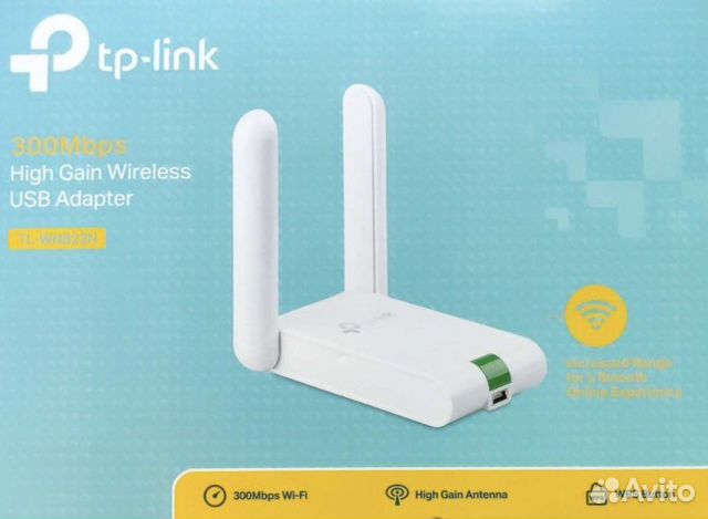 Беспроводной сетевой USB-адаптер высокой мощности