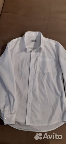 Рубашка белая р.140