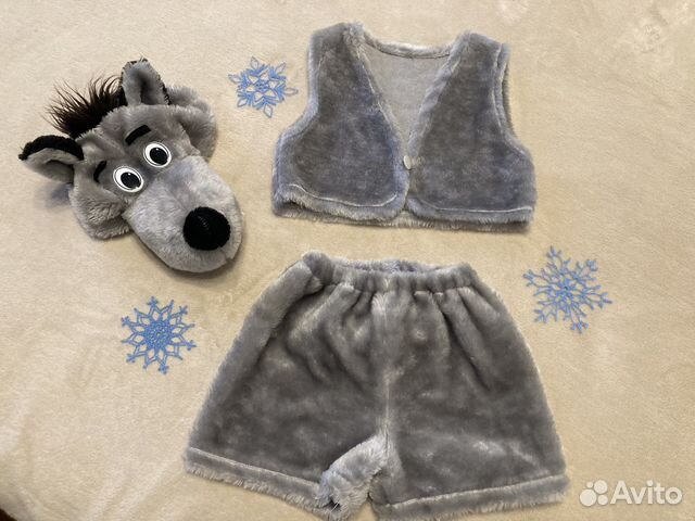 Новогодний костюм для мальчика 2-5 лет Волк