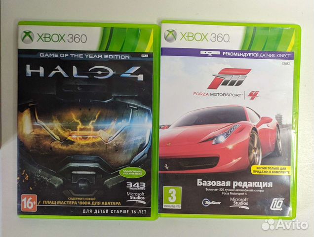 Halo4 goty и forza xbox360
