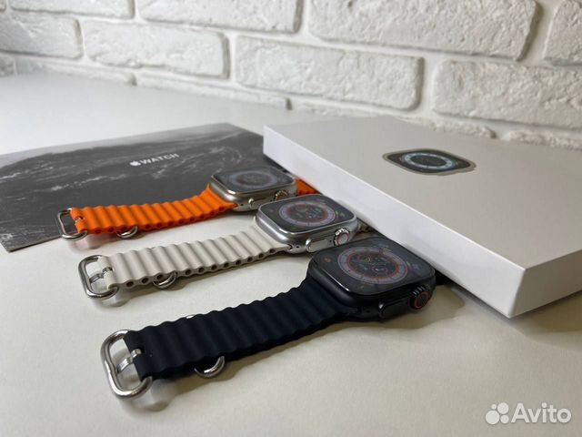 Apple Watch 8 Ultra 49mm Black/Orange/White