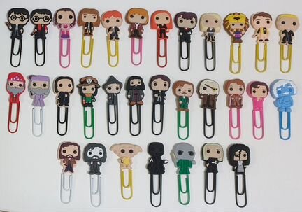 Закладки скрепки Гарри Поттер