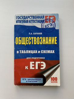Егэ Обществознание в таблицах и схемах Баранов