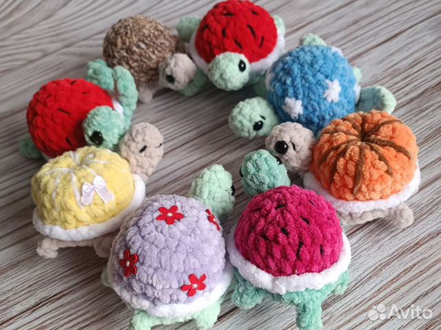 Мастер класс по вязанию игрушки, черепашка