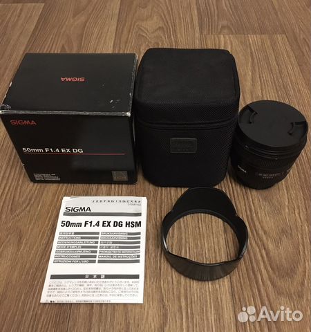 Объектив Sigma AF 50 mm f/1.4 EX DG HSM