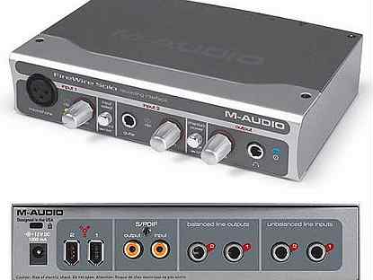 Звуковая карта firewire m audio firewire solo