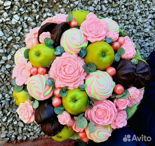 Съедобный букет для женщин,подруг,бабушек