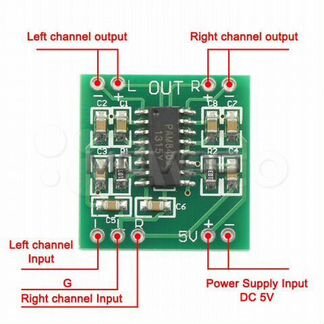 Усилитель D класса 2х3 Вт на PAM8403