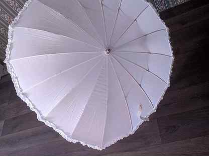 Зонт свадебный в форме сердца