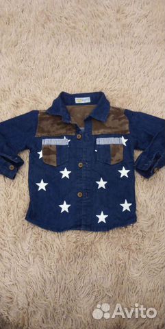 Джинсовая рубашка для мальчика