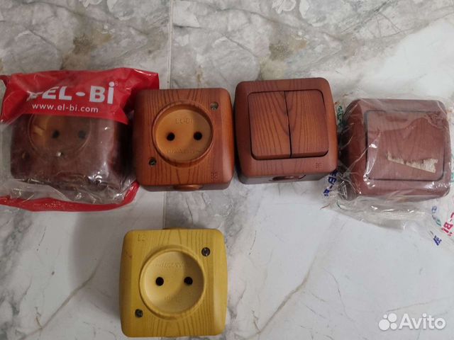 Розетки и выключатели накладные под дерево El-bi купить в Москве ...