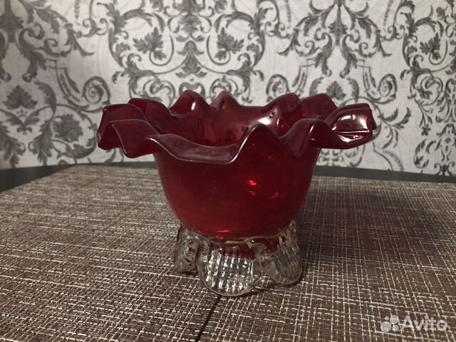 Конфетница. Стеклозавод Красный Май