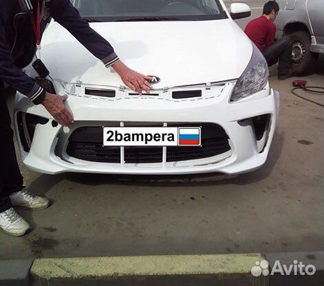 Бампер kia rio 4