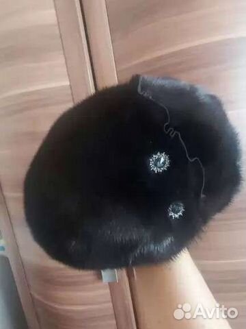 Берет женский из меха норки