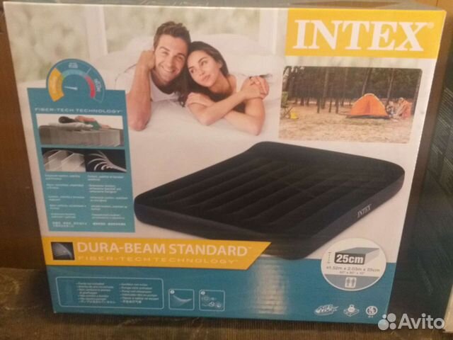 Надувной матрас intex. Новый