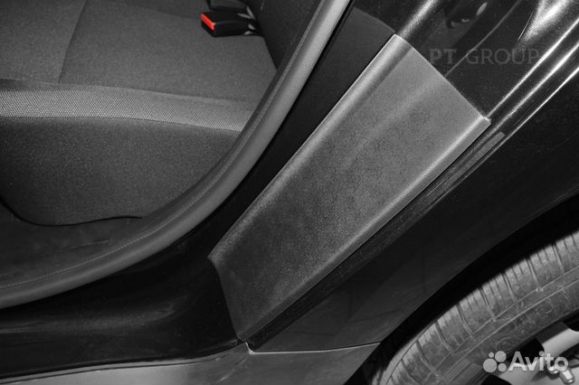 Накладки на пороги Renault Duster (арки задние)