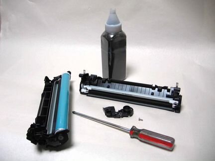 Ремонт принтеров и мфу / Заправка картриджей