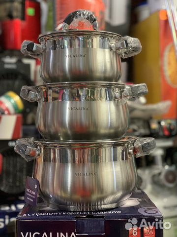 Набор кастрюль новый