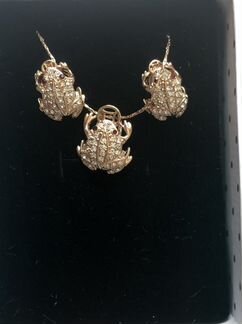 Серьги и подвеска