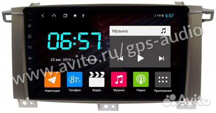 Магнитола с LTE Toyota Land Cruiser J105 2002-2007