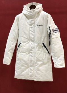 Парка off white зимняя