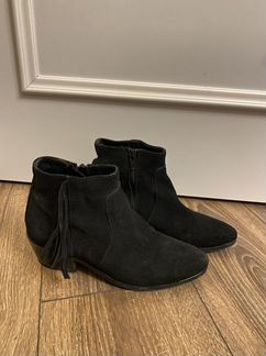 Ботильоны натуральная замша