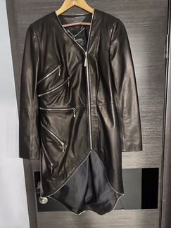 Куртка - тренч (лайковая кожа) - размер L