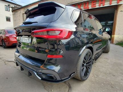 Тюнинг Диффузор заднего бампера BMW X5 G05