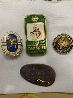 Значки, Чемпионат Европы, Самбо, Тяжелая атлетика