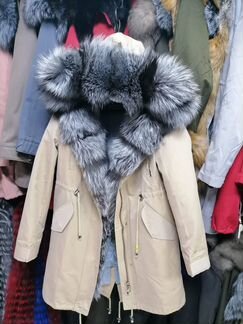 Парки с натуральным мехом новые