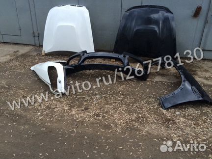 Комплект бмв Х5М Е70 капот горбатый бампер м крыло