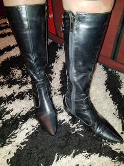 Сапоги осень Medea кожа новые