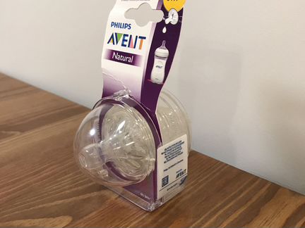 Соски для бутылочки Philips Avent Natural новые