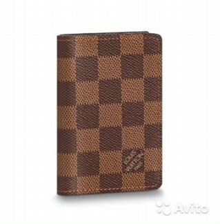 Новая визитница Louis Vuitton Damier Ebene