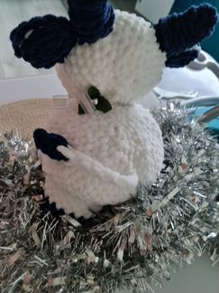 Вязаный бычок. Символ 2021 года