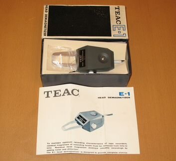 Новый размагничиватель для головок Teac E-1