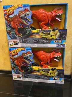 Новый набор Hot Wheels Сити Яростный Ти-Рекс ориги
