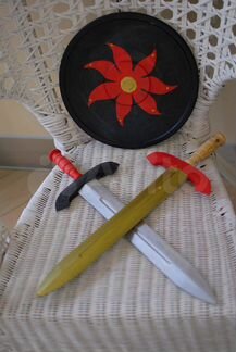 Меч и Щит деревянный, Топорик, Секира, Булава