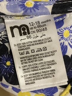 Летний комбинезон Mothercare 12-18мес